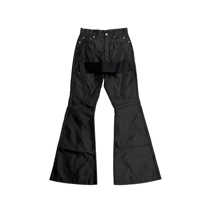 RICK OWENS Black Temple Megastrapped Bolans - SHENGLI ROAD MARKET