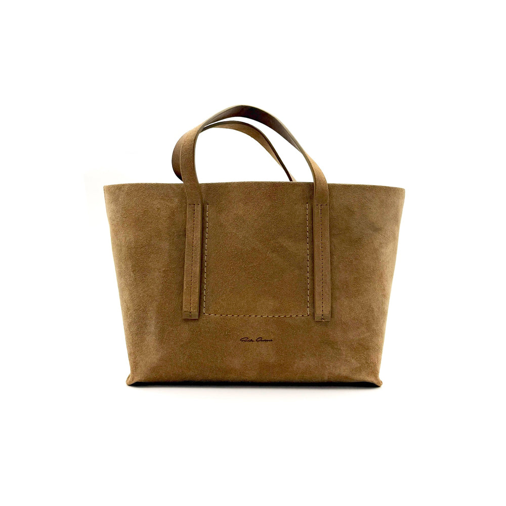RICK OWENS Brown Mini Shopper - SHENGLI ROAD MARKET
