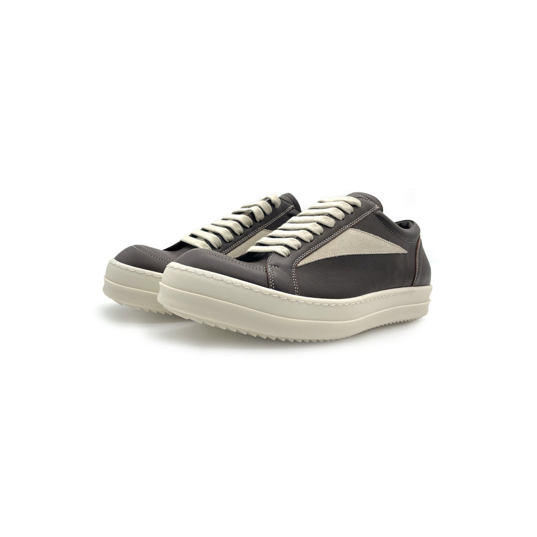 RICK OWENS Brown Vintage Sneaks - SHENGLI ROAD MARKET