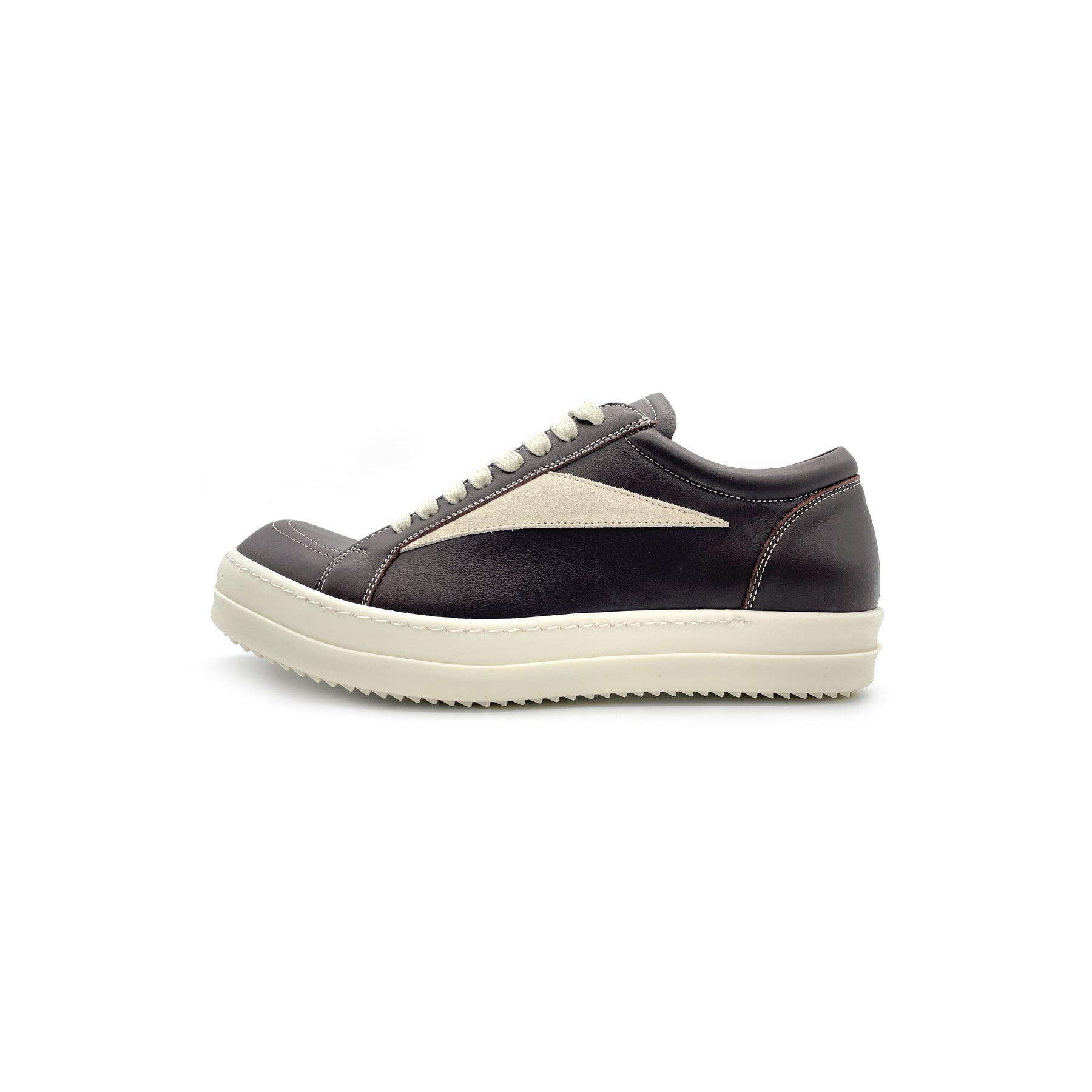 靴 Rick Owens VINTAGE SBEAKS RICK OWENS Brown Vintage Sneaks - SRM – SHENGLI ROAD MARKET