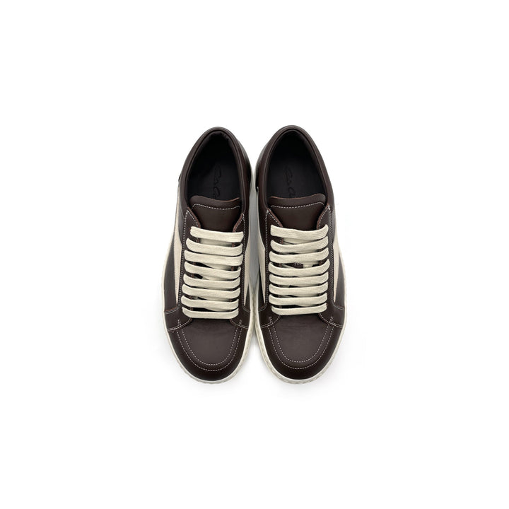 RICK OWENS Brown Vintage Sneaks - SHENGLI ROAD MARKET