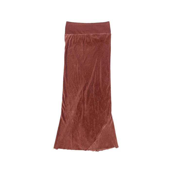 RICK OWENS Calf Bias Woven Skirt - SHENGLI ROAD MARKET
