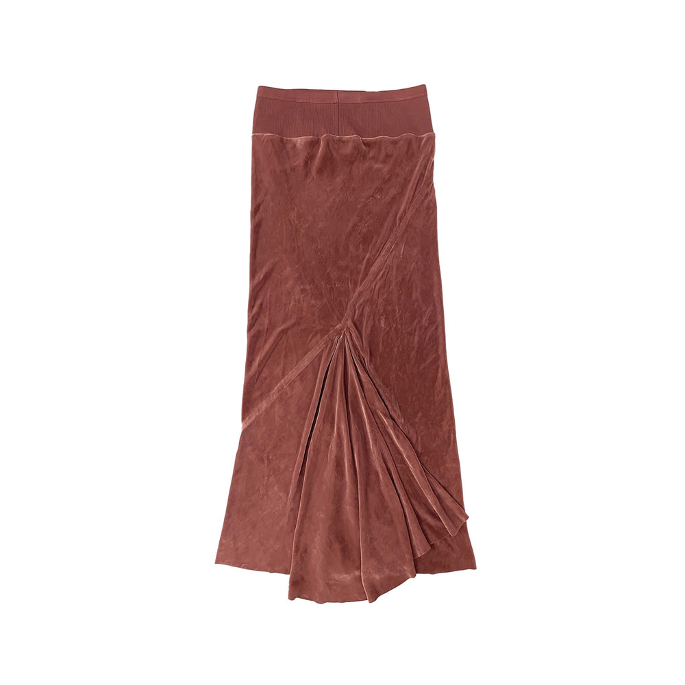 RICK OWENS Calf Bias Woven Skirt - SHENGLI ROAD MARKET