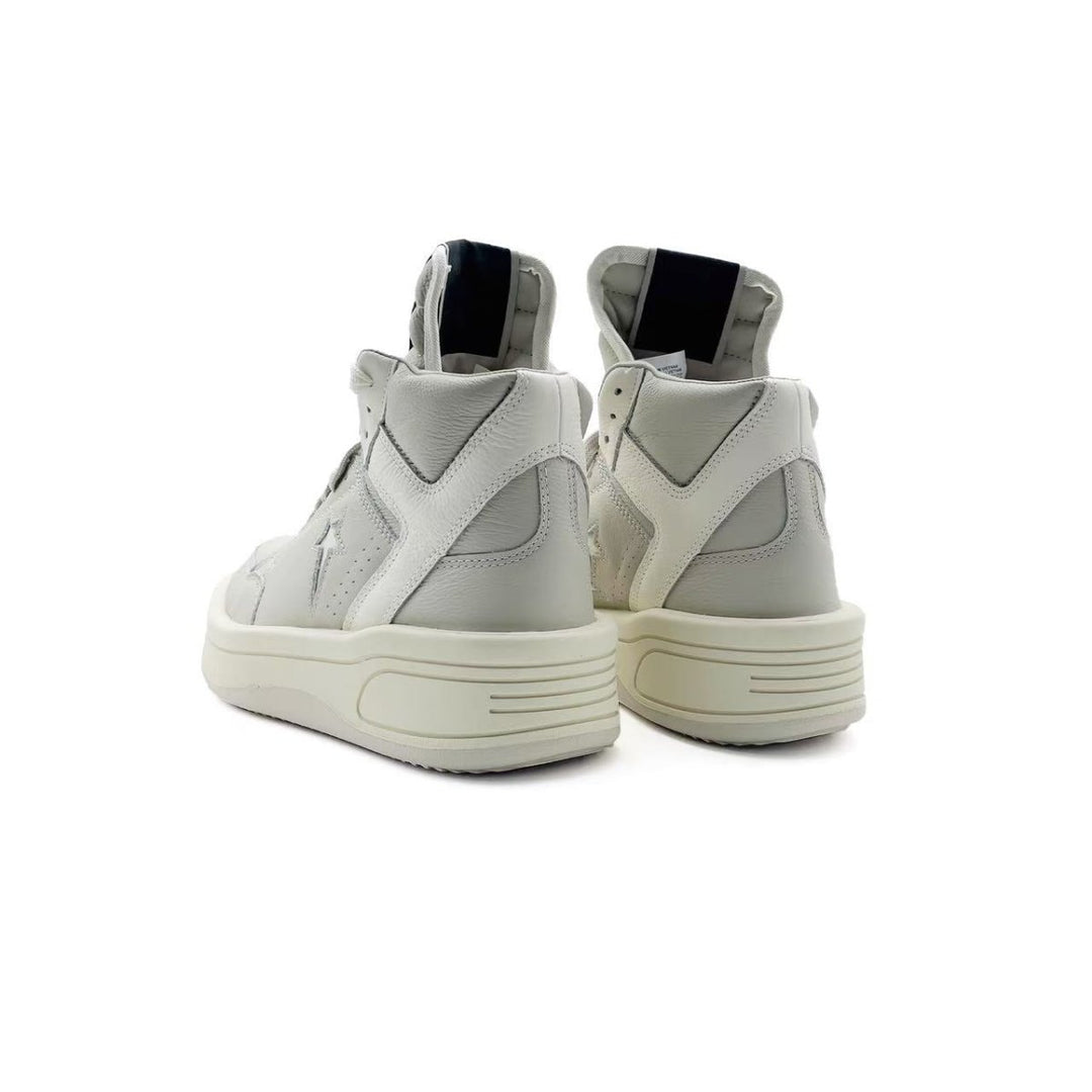 RICK OWENS CONVERSE DRKSHSW Leather Sneakers - SHENGLI ROAD MARKET