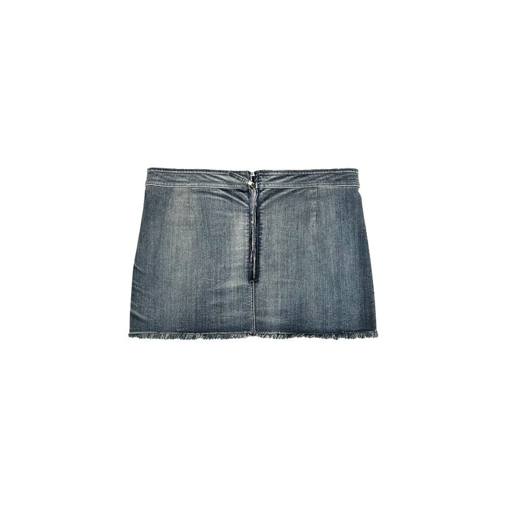 RICK OWENS Denim Skirt - SHENGLI ROAD MARKET