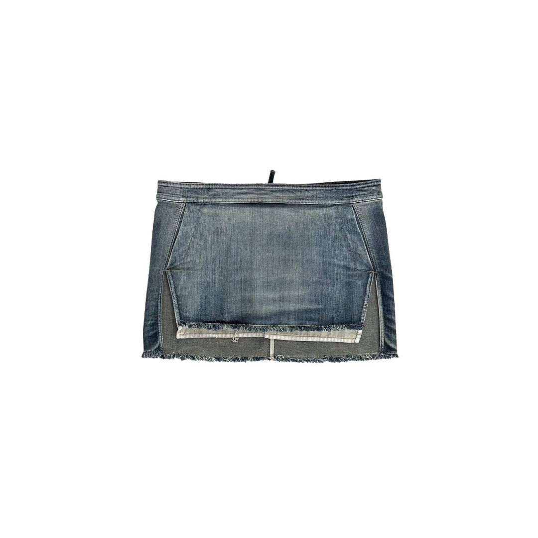 RICK OWENS Denim Skirt - SHENGLI ROAD MARKET