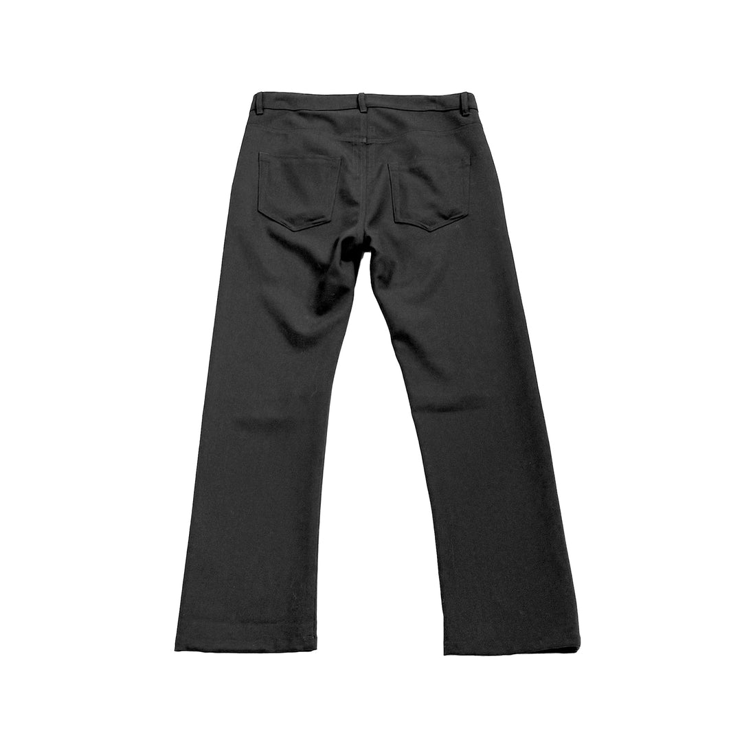 RICK OWENS Detroit Cut Denim Black Pants - SHENGLI ROAD MARKET