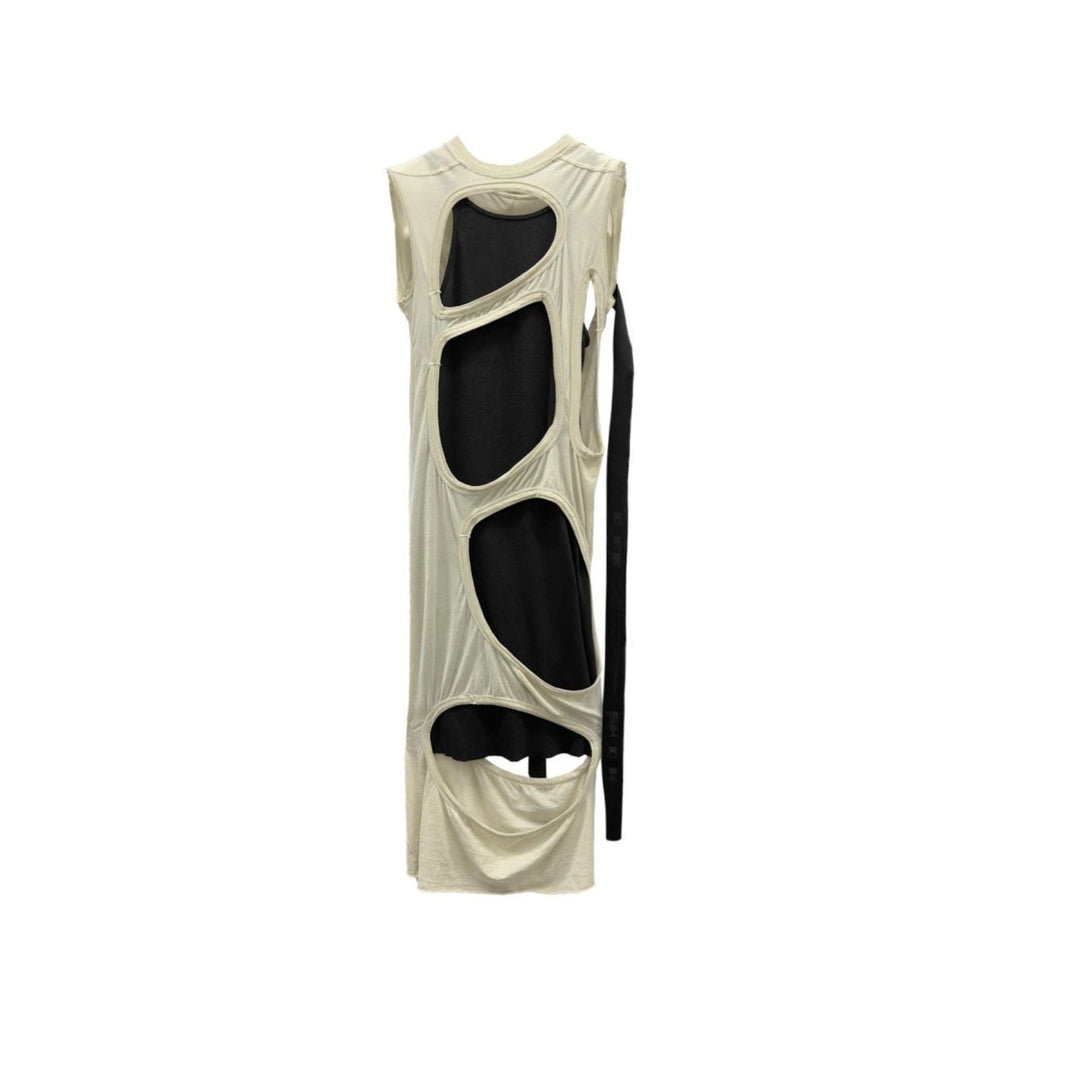 rick owens jersey dress Eva draped jersey maxi dress in black - Rick Owens