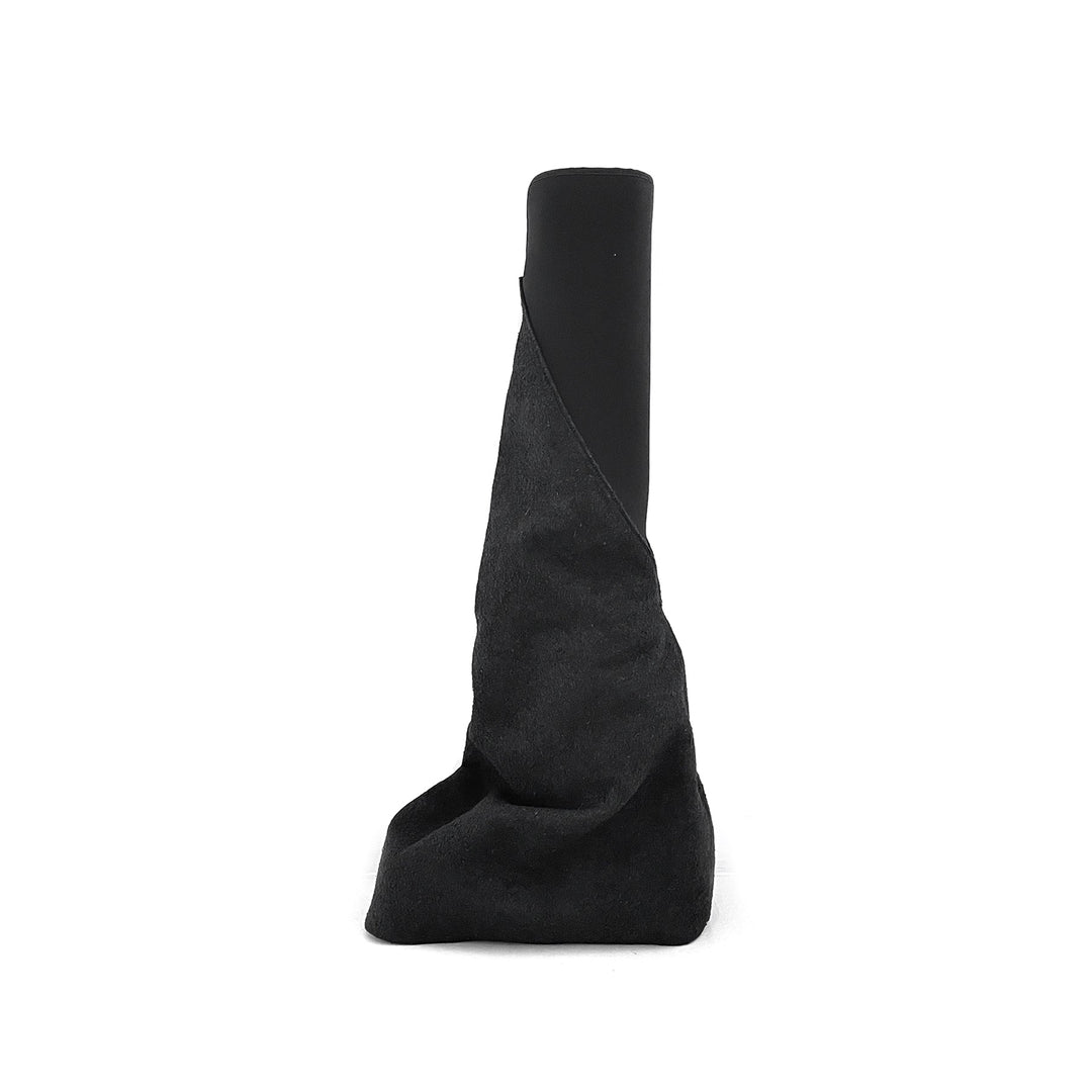Rick Owens DRKSHDW Abstract Platform Suede Sock Boots - SHENGLI ROAD MARKET