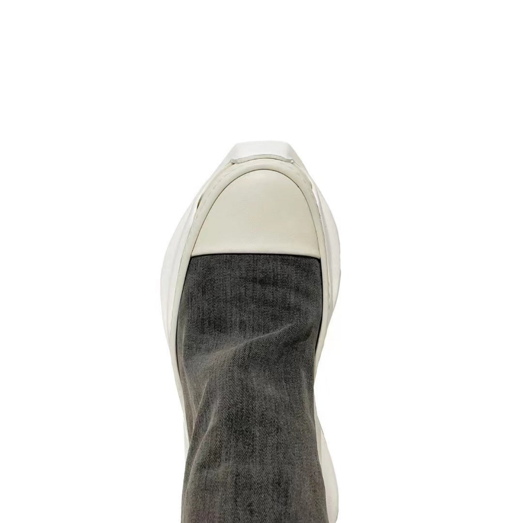 RICK OWENS DRKSHDW Abstract Stockings Denim Boots - SRM – SHENGLI