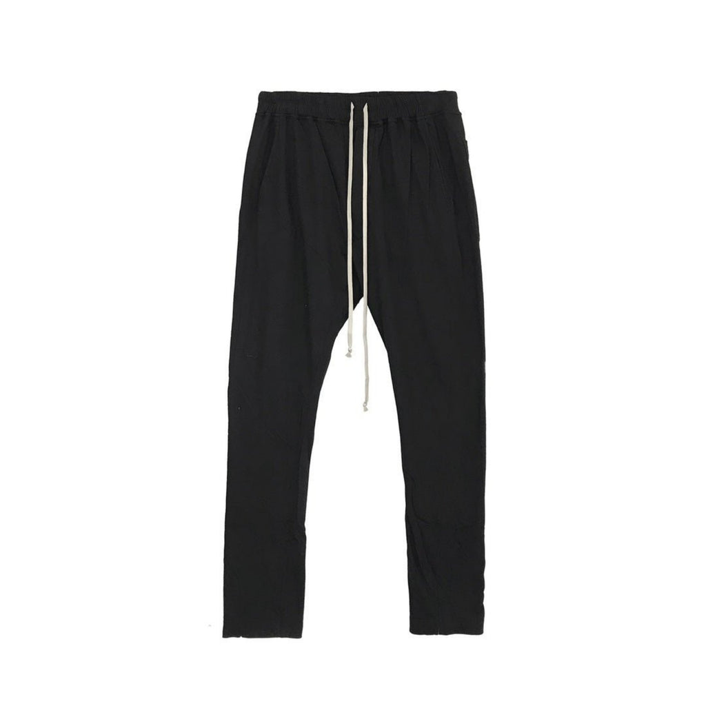 RICK OWENS DRKSHDW Berlin Drawstring Black Pants RN - SRM