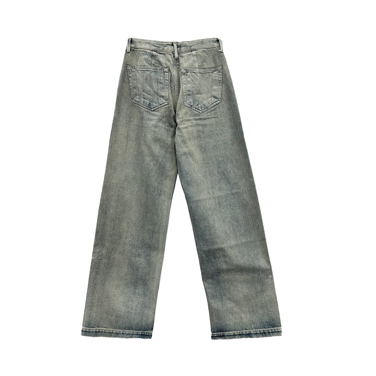 RICK OWENS DRKSHDW Blue Geth Overdyed Stretch Denim Jeans - SHENGLI ROAD MARKET