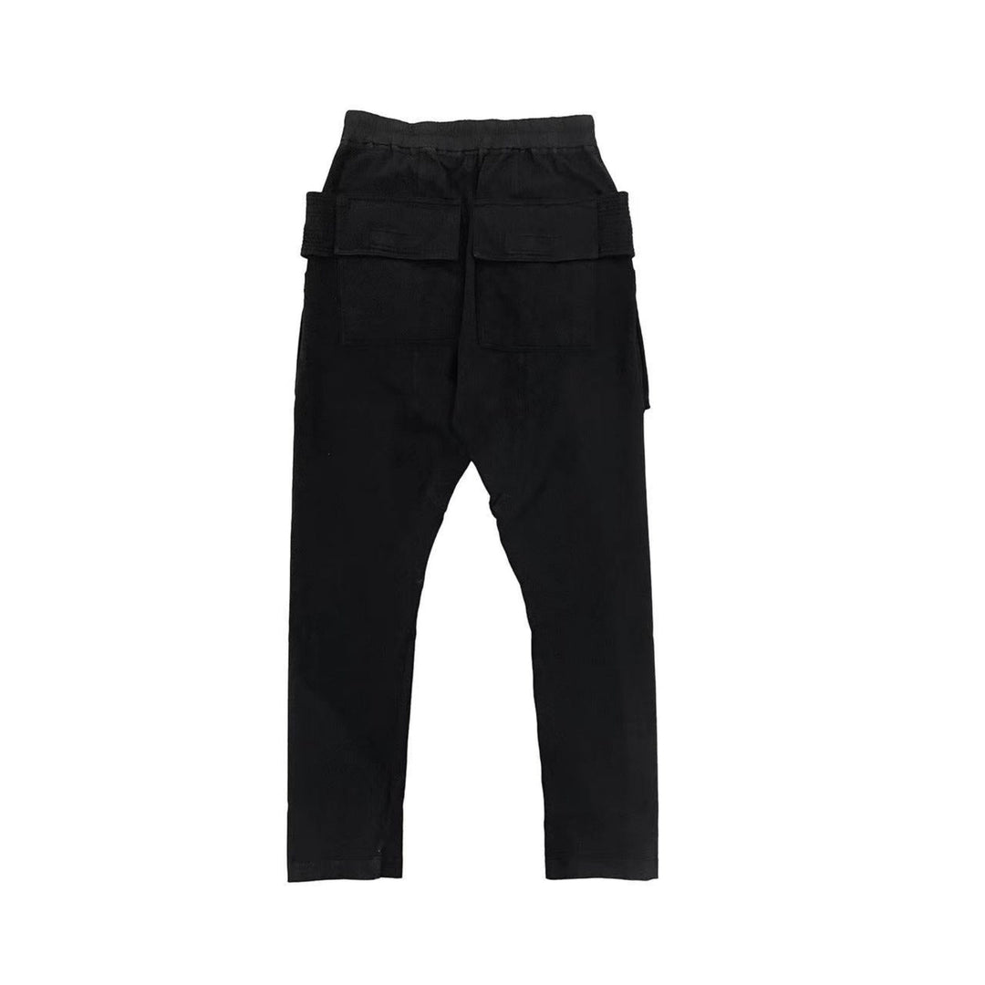 RICK OWENS DRKSHDW Creatch Cargo Black pants RIG - SHENGLI ROAD MARKET