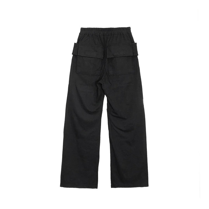 RICK OWENS DRKSHDW Creatch Light Canvas Cargo Drawstring Pants - SHENGLI ROAD MARKET