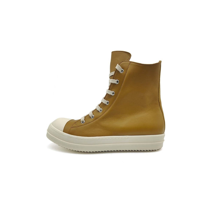 RICK OWENS DRKSHDW Men's Leather High Top Sneakers - SHENGLI ROAD MARKET