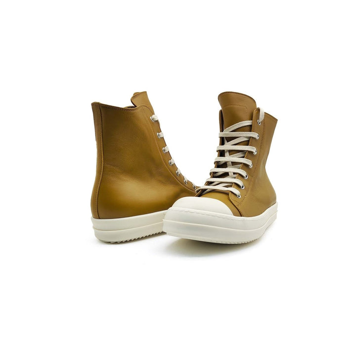 RICK OWENS DRKSHDW Men's Leather High Top Sneakers - SHENGLI ROAD MARKET