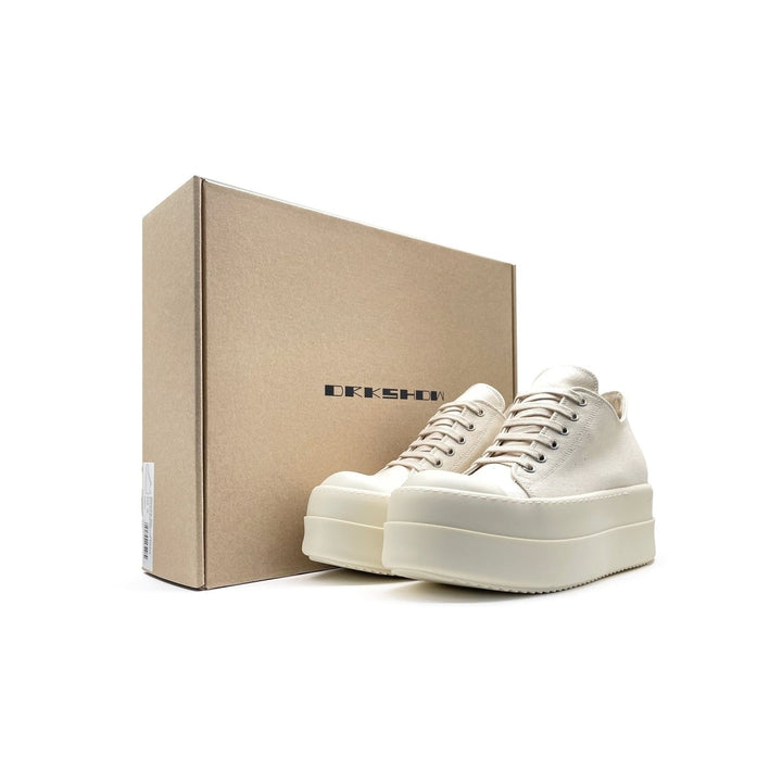 RICK OWENS DRKSHDW SS24 Lido Double Bumper Low Top Sneaker - SHENGLI ROAD MARKET