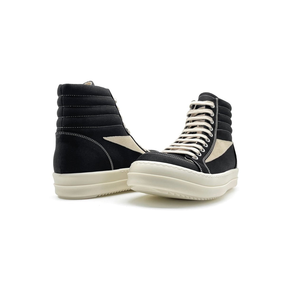 RICK OWENS DRKSHDW SS24 Women's Lido High Top Vintage Velour Suede Sneaker - SHENGLI ROAD MARKET