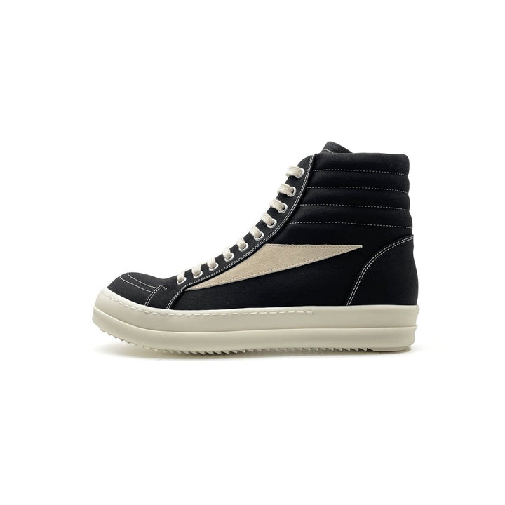 RICK OWENS DRKSHDW SS24 Women's Lido High Top Vintage Velour Suede Sneaker - SHENGLI ROAD MARKET