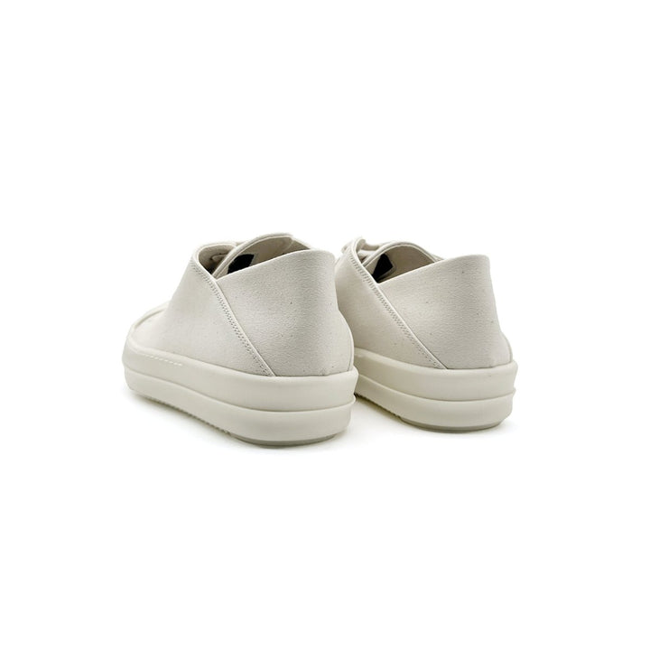 RICK OWENS DRKSHDW SS24 Women's White Lido Slip On Low Top Sneaker - SHENGLI ROAD MARKET