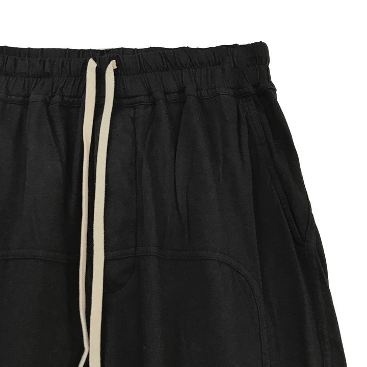 RICK OWENS DRKSHDW Thick Cotton Hanging Pants - SHENGLI ROAD MARKET