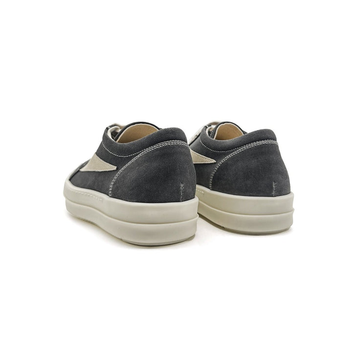 RICK OWENS DRKSHDW VANS Women's Gray Lido Vintage Low Top Sneakers - SHENGLI ROAD MARKET