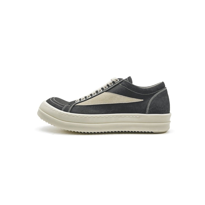 RICK OWENS DRKSHDW VANS Women's Gray Lido Vintage Low Top Sneakers - SHENGLI ROAD MARKET