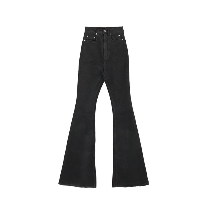 RICK OWENS DRKSHDW Women's Black Bolan Bootcut Jeans