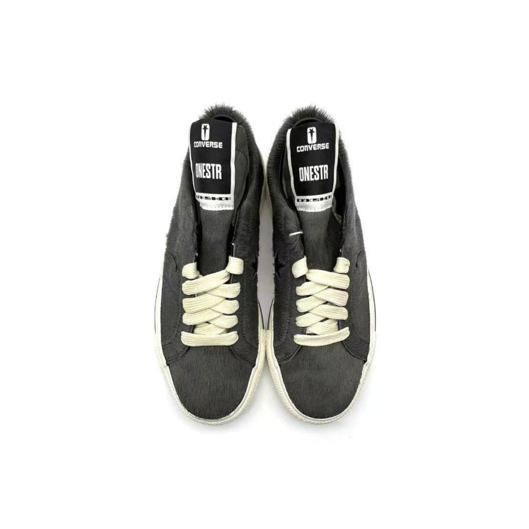 RICK OWENS DRKSHSW Converse One Star Pro Ox Pony Hair Low Top Sneaker - SHENGLI ROAD MARKET
