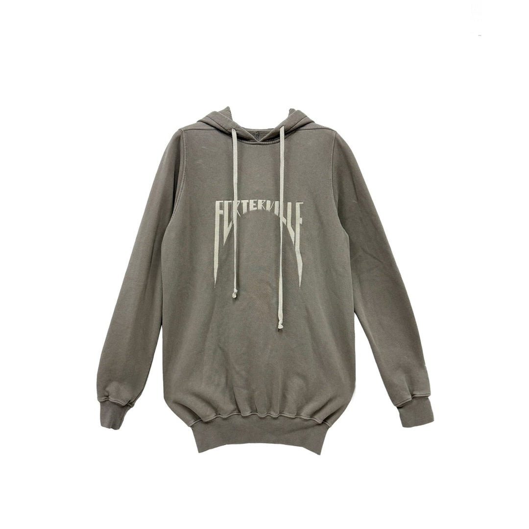 RICK OWENS Embroidered Knit Hoodie - SHENGLI ROAD MARKET
