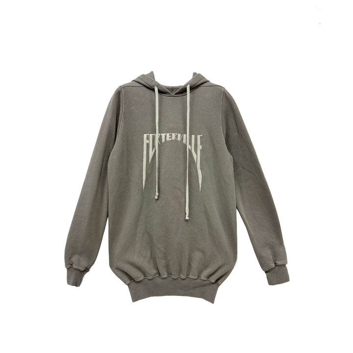 RICK OWENS Embroidered Knit Hoodie - SHENGLI ROAD MARKET