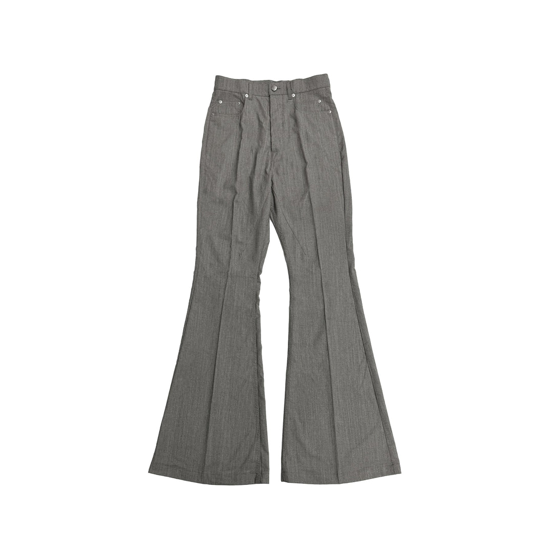 RICK OWENS Grey Temple Bolan Bootcut - SHENGLI ROAD MARKET