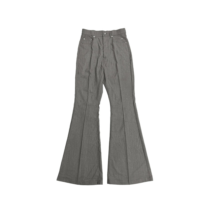 RICK OWENS Grey Temple Bolan Bootcut - SHENGLI ROAD MARKET
