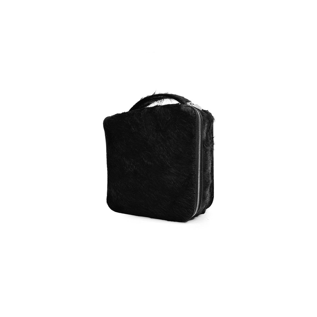 Rick Owens Large Real Fur Black Beauty Case - SHENGLI ROAD MARKET
