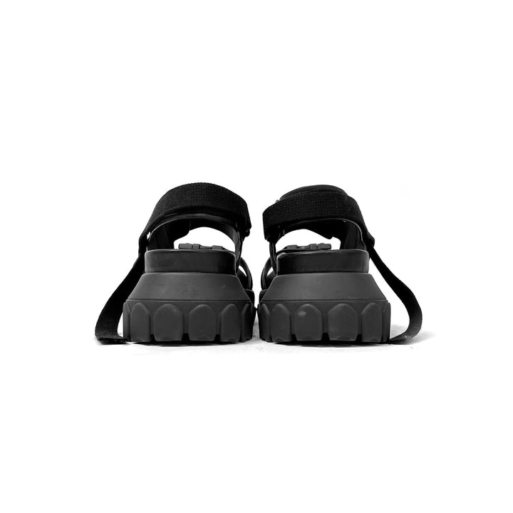 RICK OWENS Men's Leather Tractor Sandal - SHENGLI ROAD MARKET