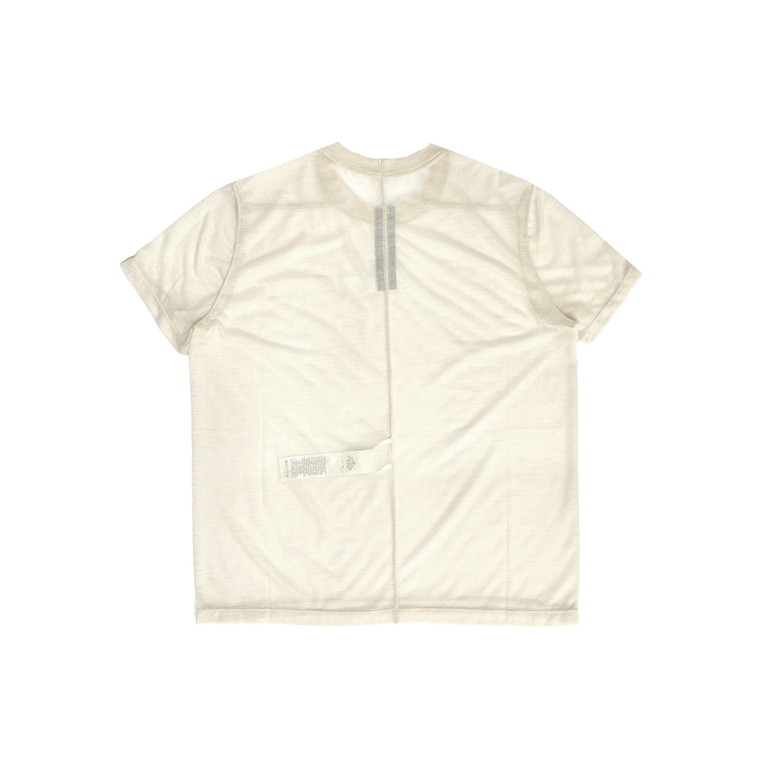 RICK OWENS Off White Short Level T Shirt - SHENGLI ROAD MARKET