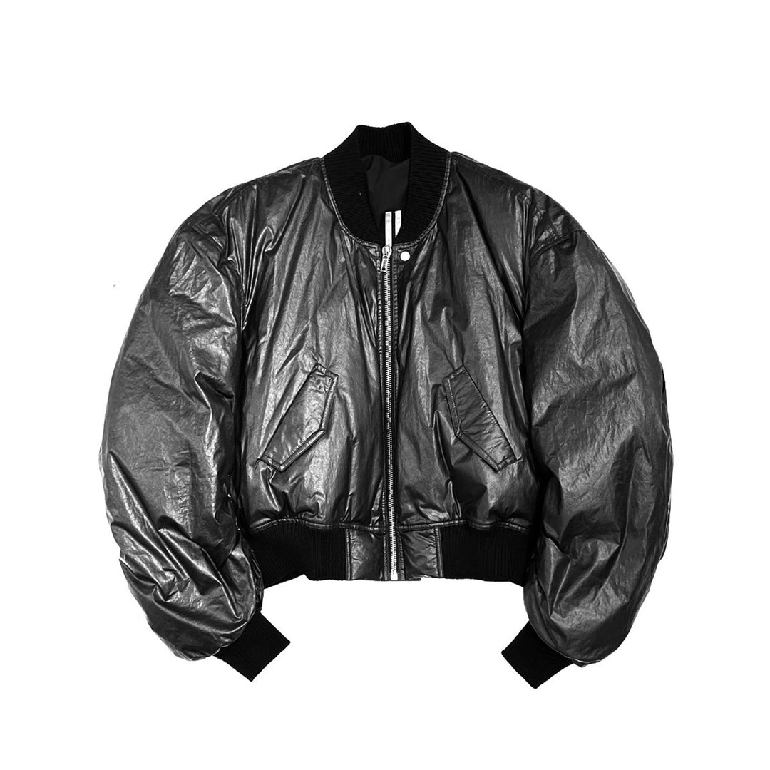 RICK OWENS Secchia Flight Woven Down Bomber Jacket - SHENGLI ROAD MARKET