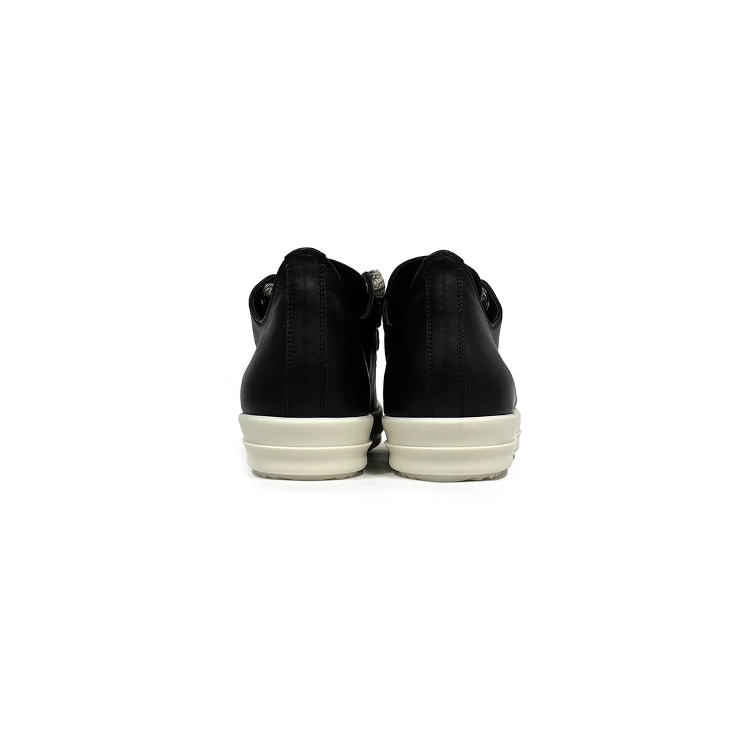 RICK OWENS Temple Jumbolace Leather Low Top Sneaker - SHENGLI ROAD MARKET