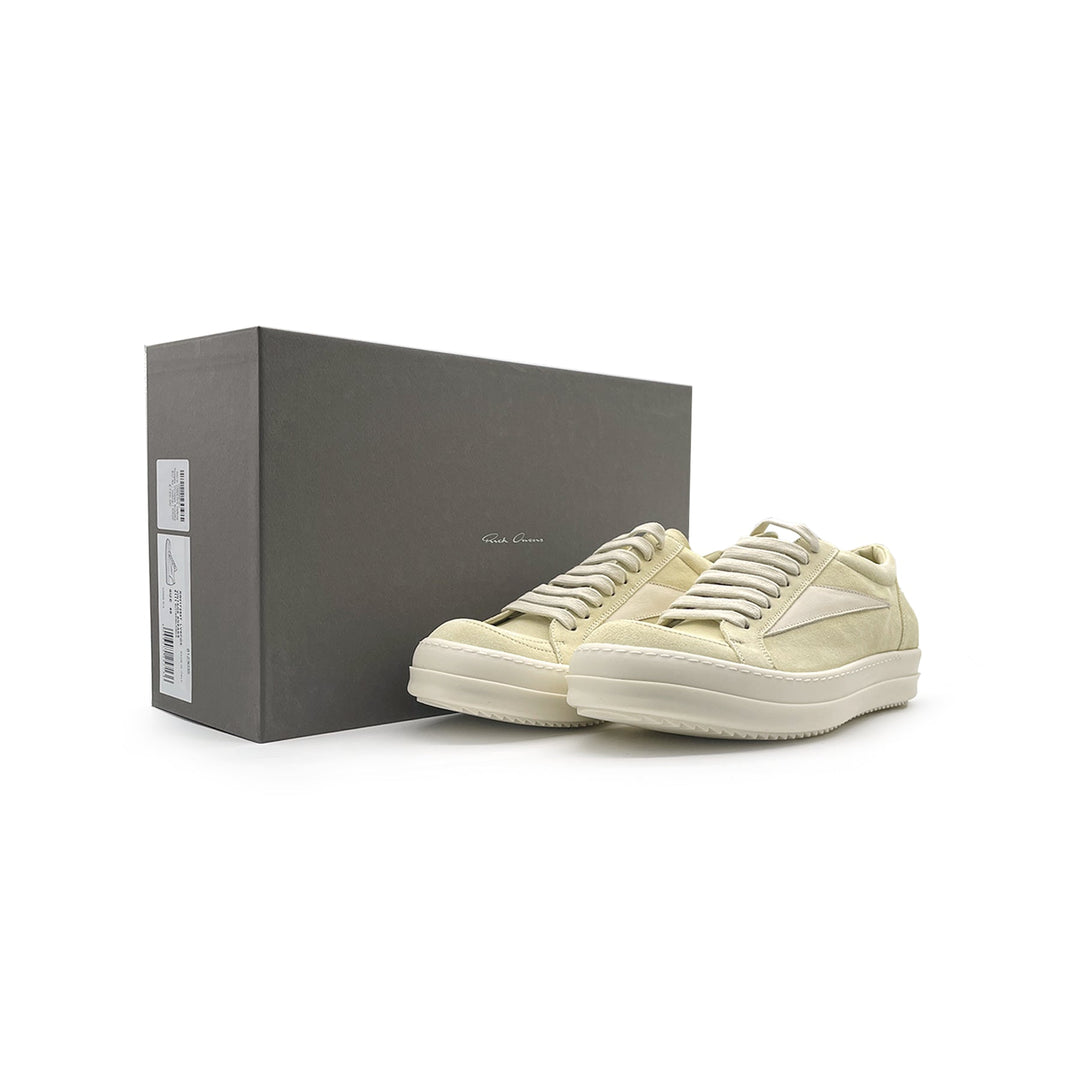 Rick Owens Vintage Sneaks Suede Low-Top Sneakers - SHENGLI ROAD MARKET