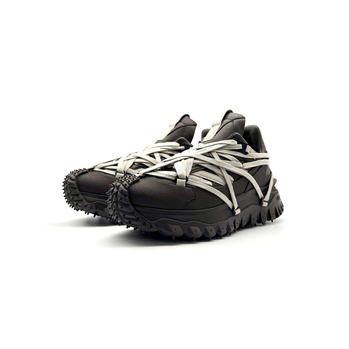 Rick Owens x Moncler Brown Trailgrip Megalace - SHENGLI ROAD MARKET