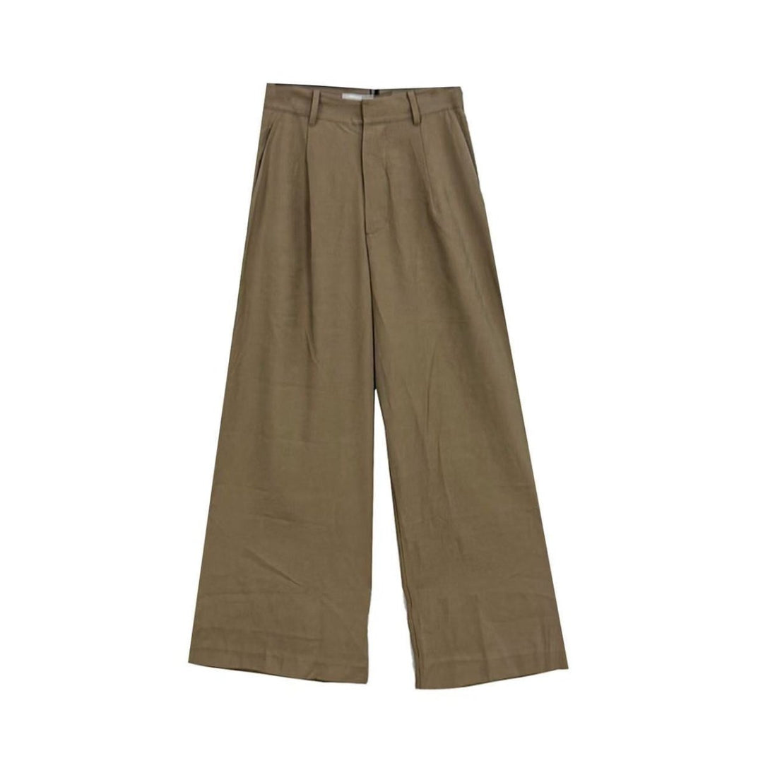 RUOHAN Tan Suit Pants - SHENGLI ROAD MARKET