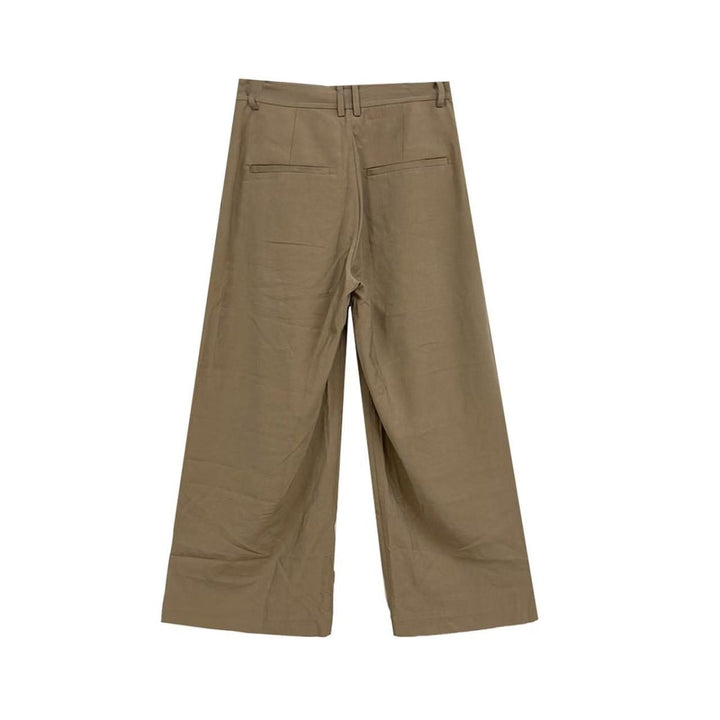RUOHAN Tan Suit Pants - SHENGLI ROAD MARKET