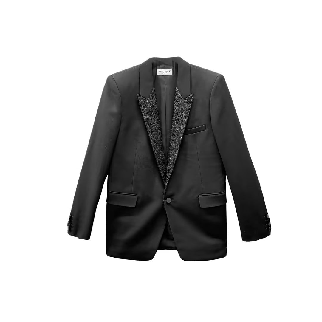 Saint Laurent SLP Black Blazer - SHENGLI ROAD MARKET