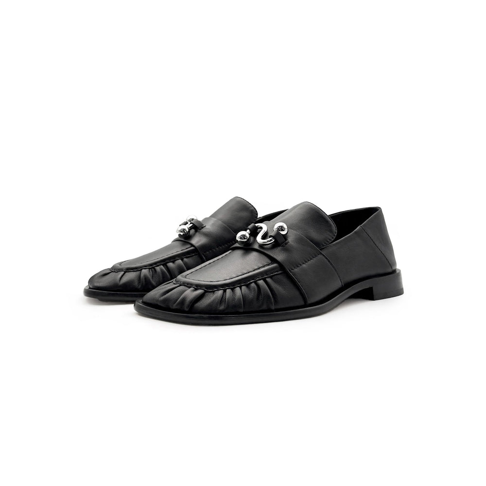 SPORTMAX Black Spxondina Loafer - SHENGLI ROAD MARKET