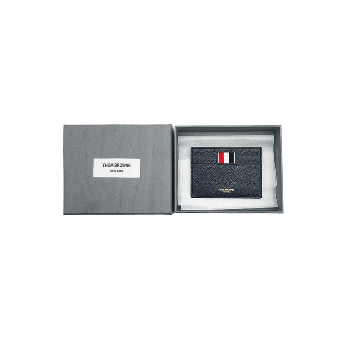 THOM BROWNE Blue Stripe Card Holder - SHENGLI ROAD MARKET