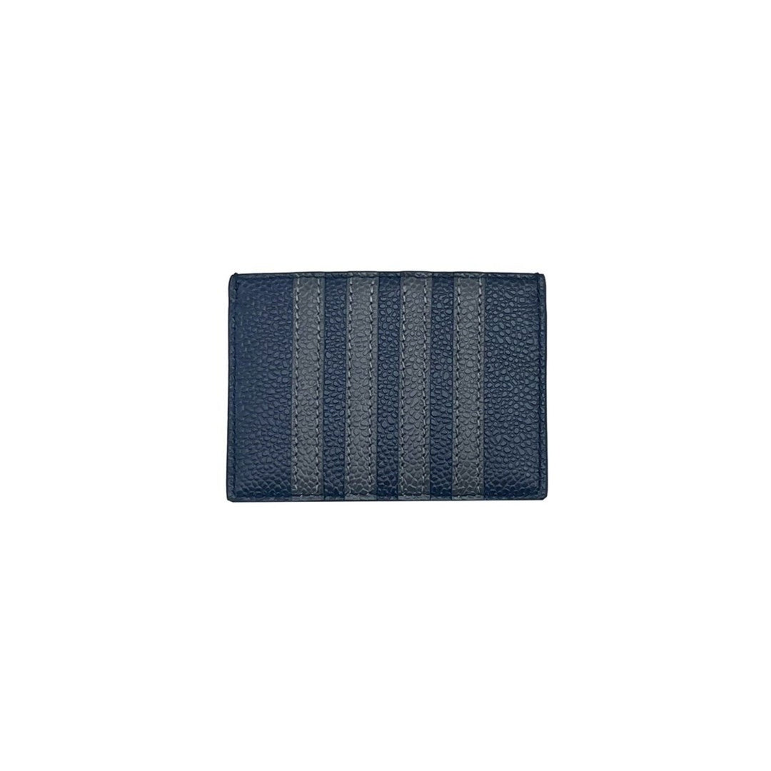 Thom Browne Blue Stripe Card Holder - SHENGLI ROAD MARKET