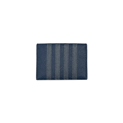 THOM BROWNE Blue Stripe Card Holder - SHENGLI ROAD MARKET