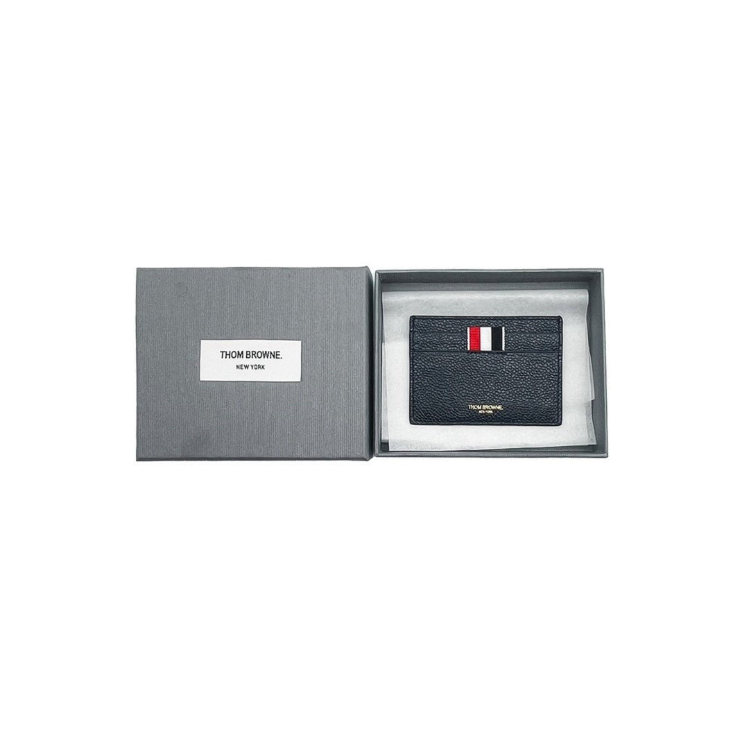 Thom Browne Blue Stripe Card Holder - SHENGLI ROAD MARKET