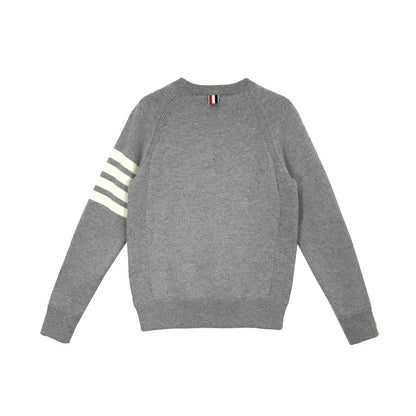 THOM BROWNE Cashmere Round Neck Sweater - SHENGLI ROAD MARKET