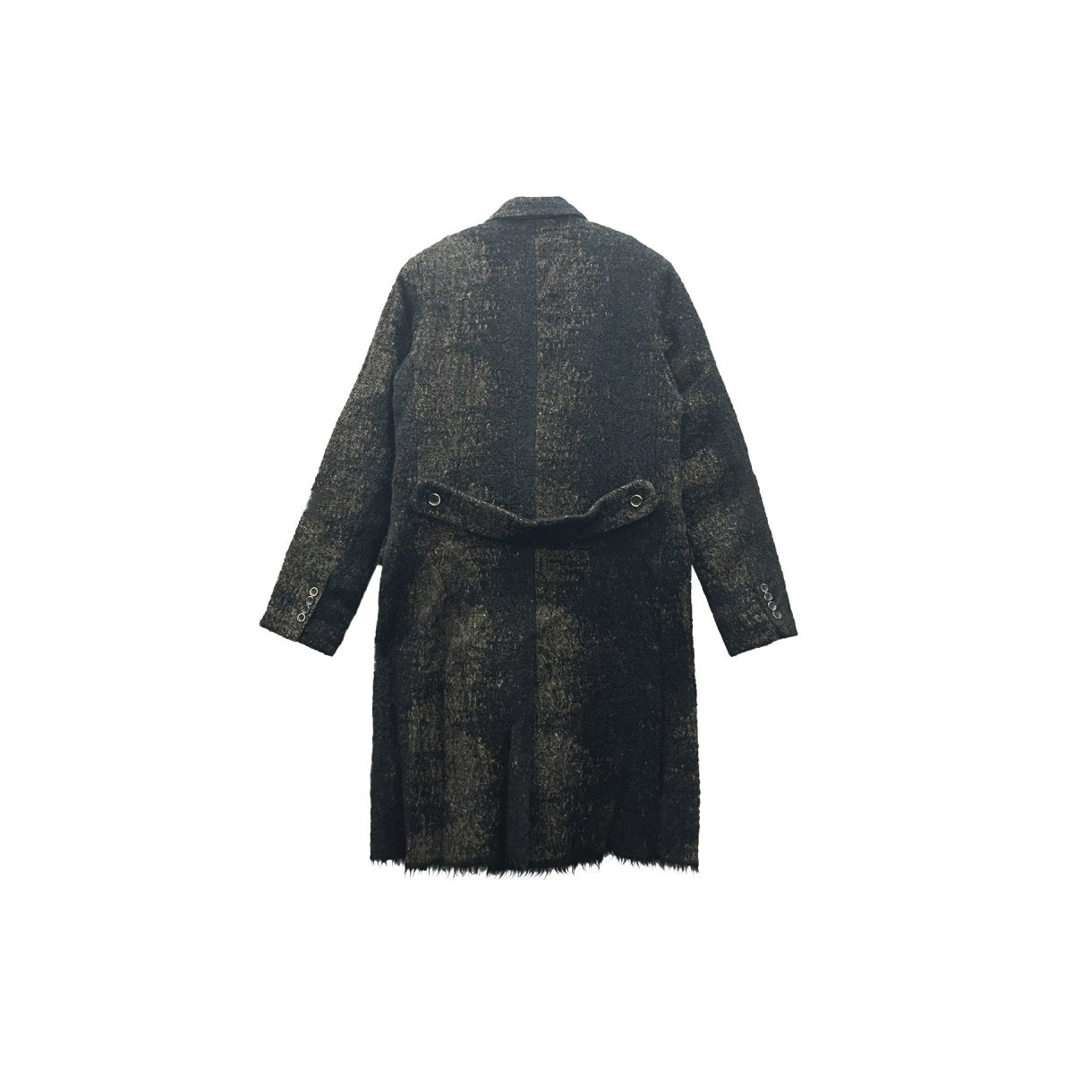 UMA WANG Black Wool Coat - SHENGLI ROAD MARKET